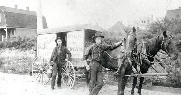 A dairy farm in early Issaquah