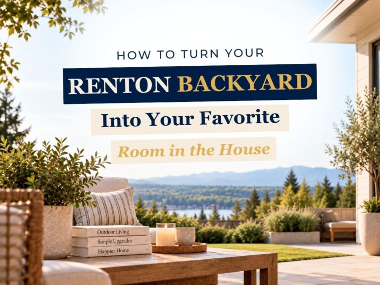 How to Turn Your Renton Backyard Into Your Favorite Room in the House
