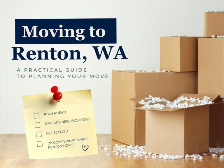 Moving to Renton, WA