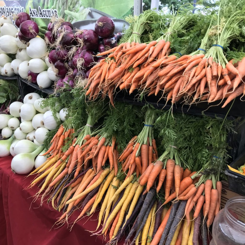 Fresh produce at Renton Farmers Market